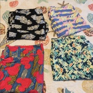 4 pair lularoe legging. Tc